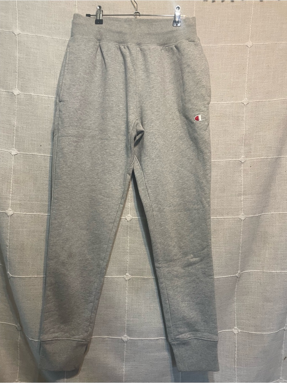 Champion reverse weave gray sweat pants. Size Medium.